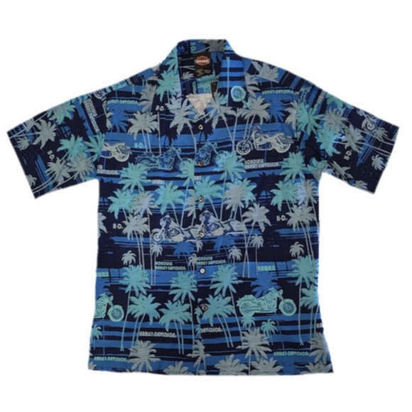 Harley Davidson Men’s Ocean Ride Aloha Hawaii Limited Edition Shirt - Picture 9 of 9
